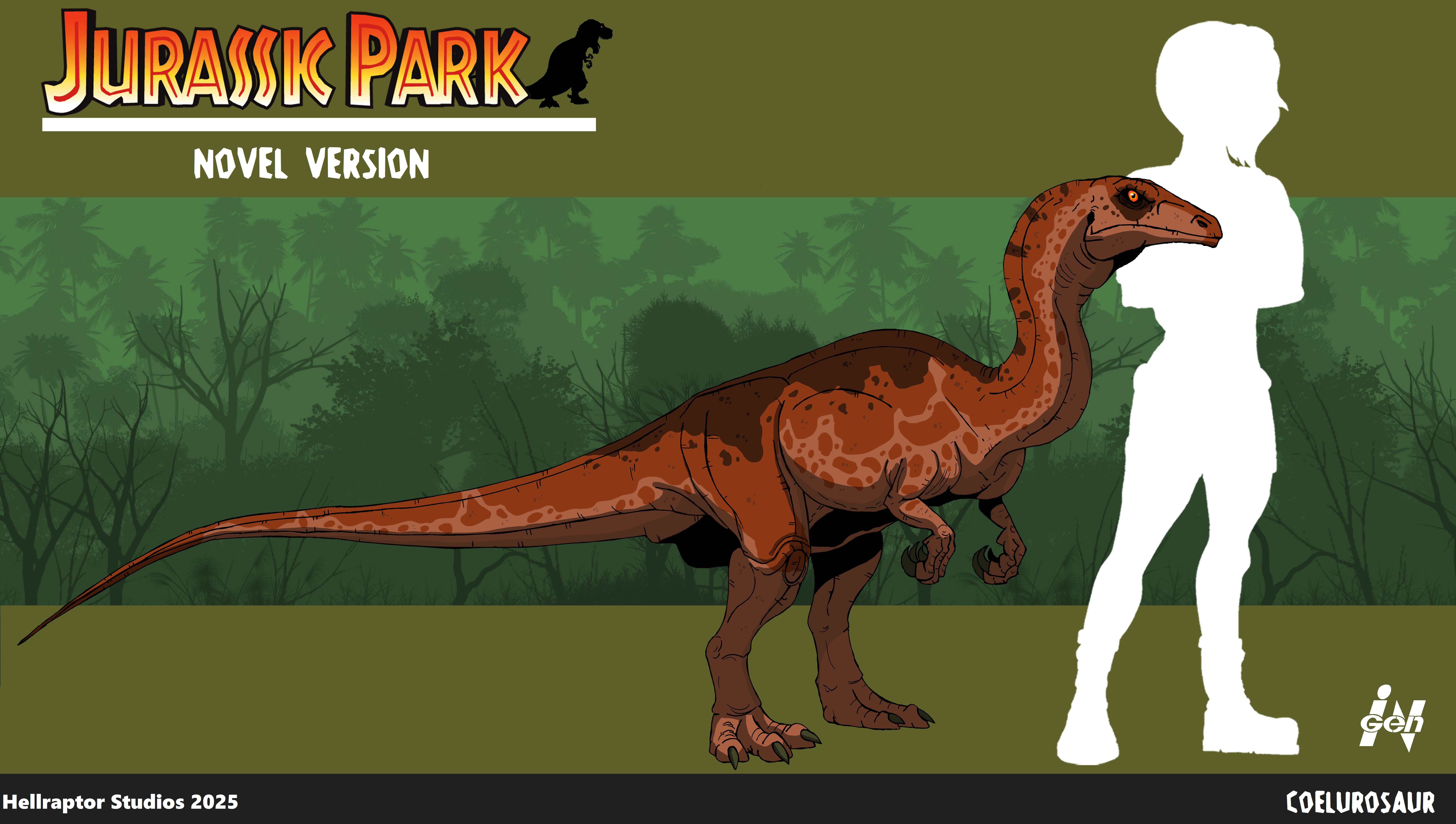 Coelurus Deviantart Jurassic Park: Coelurosaur by TheHellraptor on DeviantArt