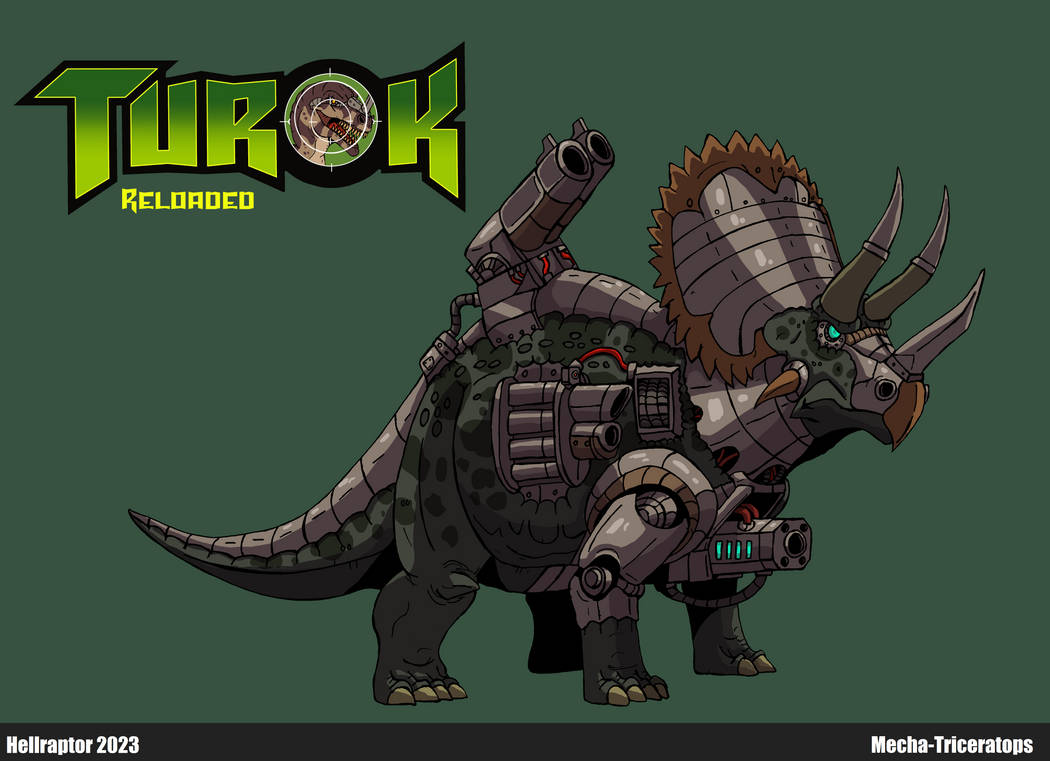 Turok Raptor Transparent Turok Reloaded: Mecha-Tricertops by TheHellraptor on DeviantArt