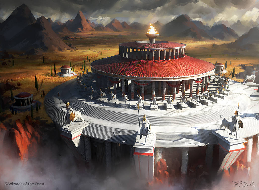 "Mtg Temple Of Triumph" by Piotrdura