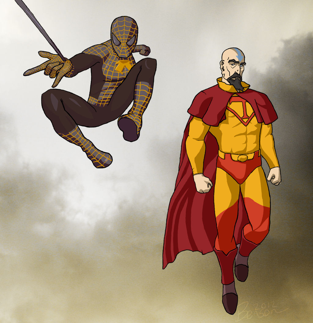 Spider-Lin and Super-Tenzin by zzrandomzero on DeviantArt