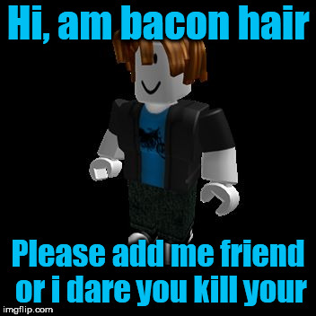 Roblox Anime Bacon Hair by Demjot on DeviantArt