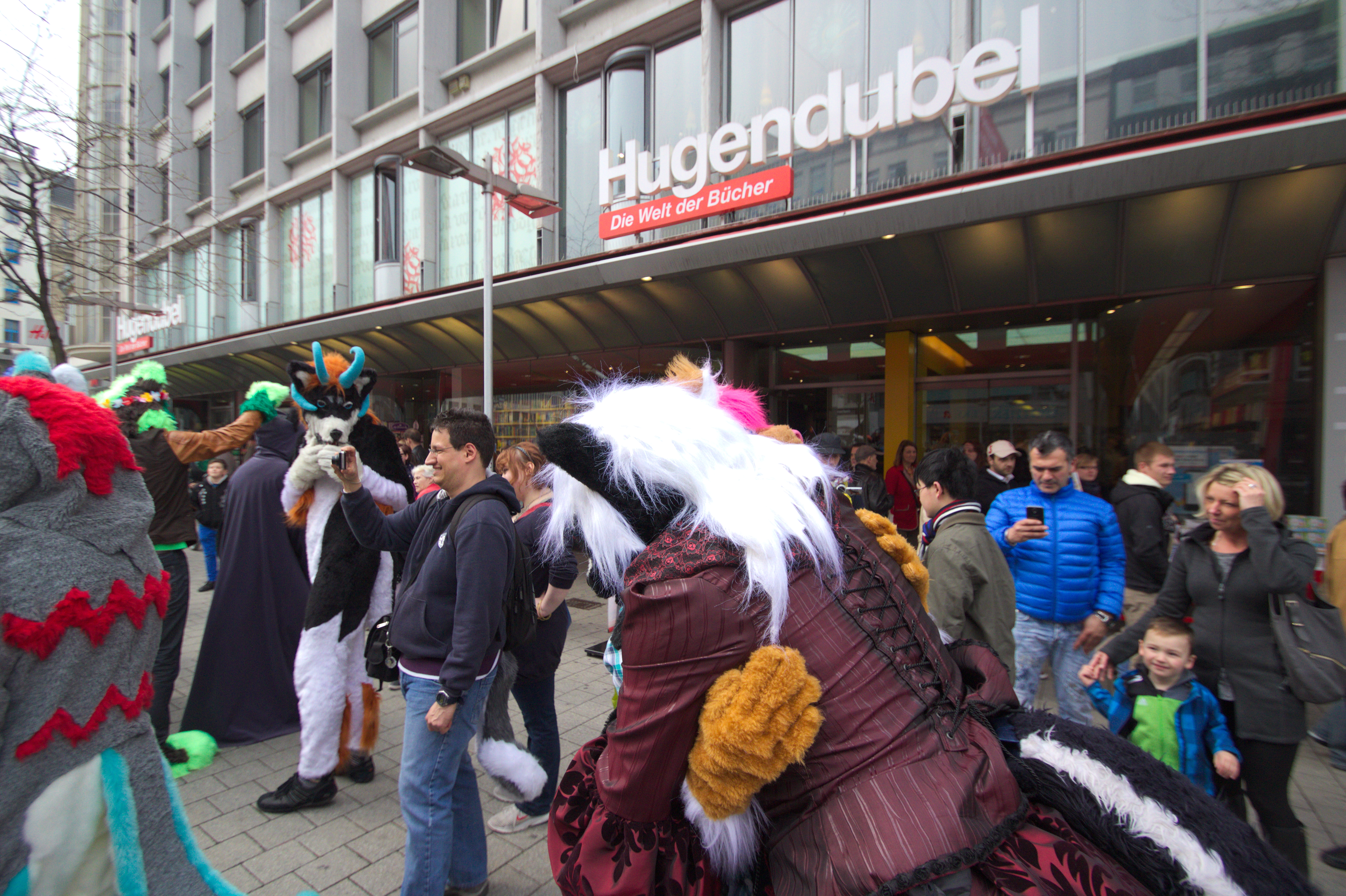 Fursuitwalk Hannover 5.4.2014 Part 14 Germany.