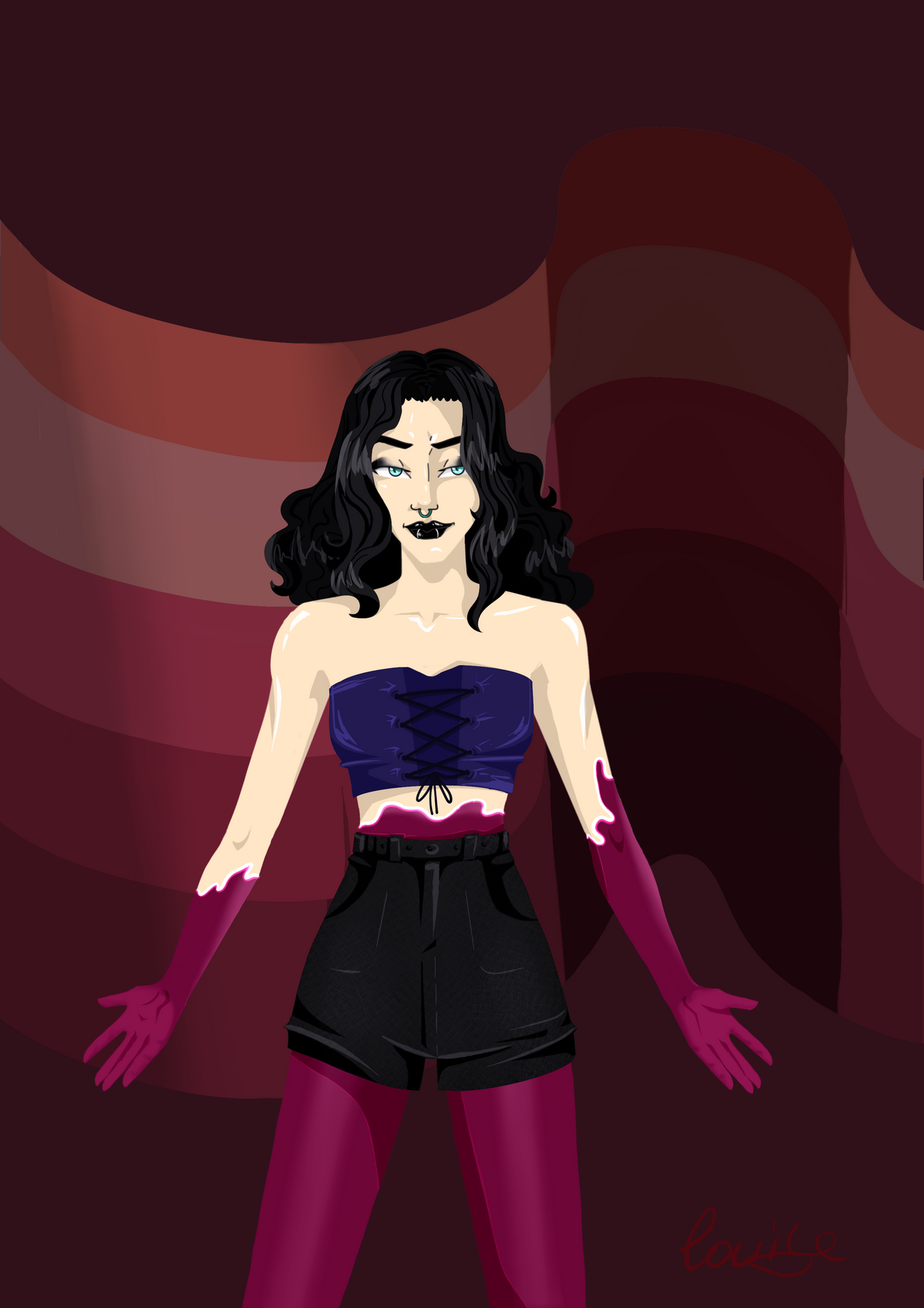 Demon transformation by CallMeLouise on DeviantArt