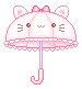 kitty umbrella by stardust-palace