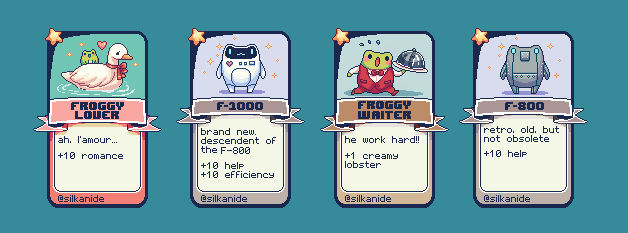 Frogpon common cards by silkanide on DeviantArt
