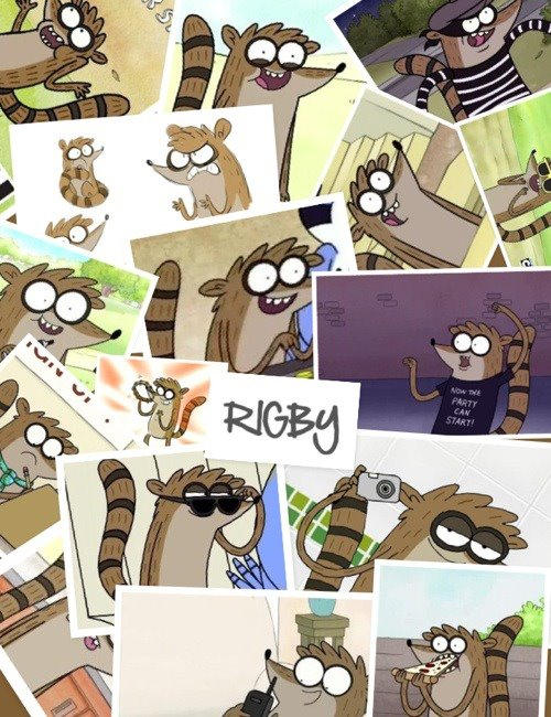 Cool Rigby Banner rigby by vane-valen-rigby on DeviantArt
