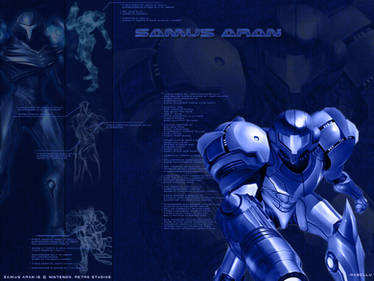 Samus Aran blu