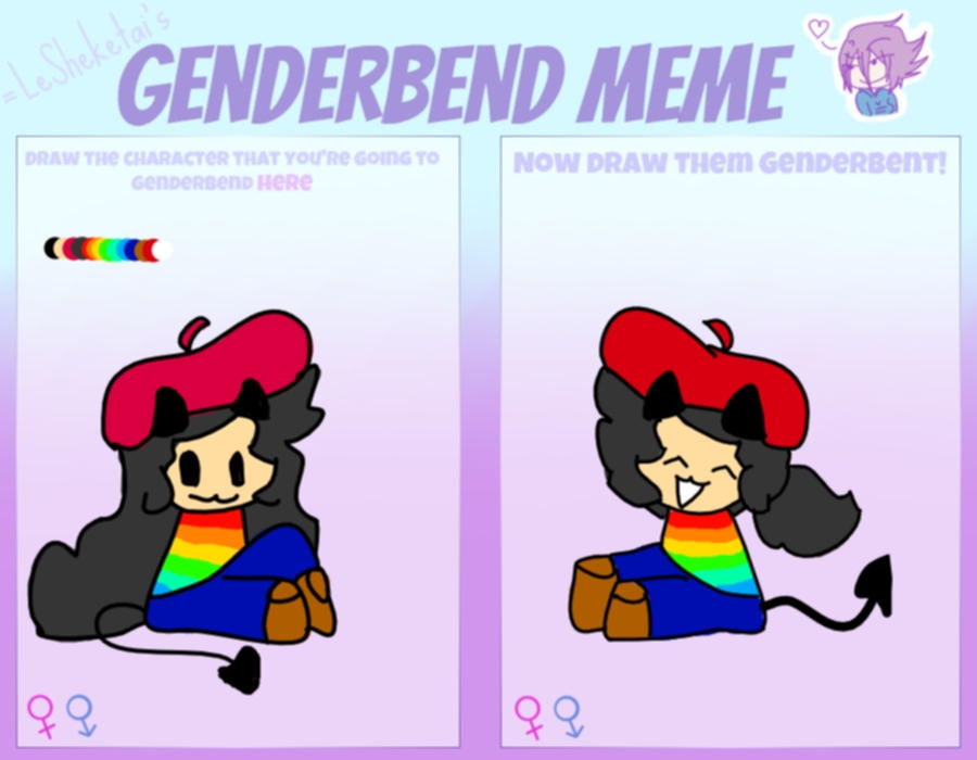 Backbender Meme Genderbend Meme by patate1baseuser on DeviantArt