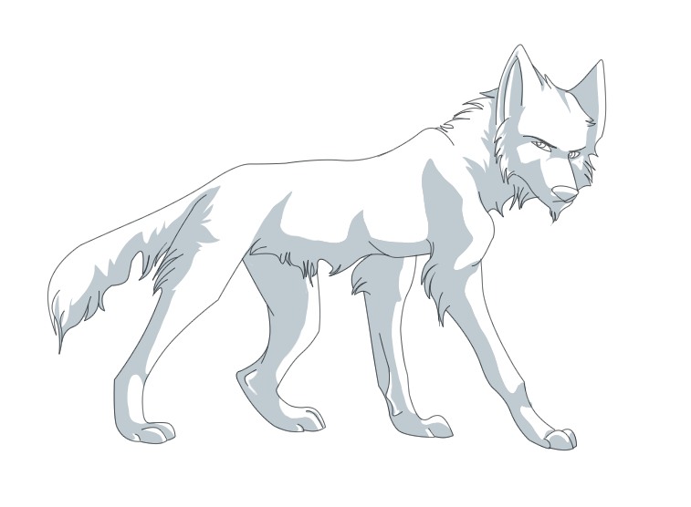 Free Fursona Wolf Template Free Fursona Wolf Template