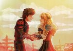 Hiccup and Astrid 29-06-2014 by Luciand29