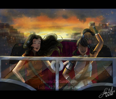 Korra and Asami Sato 06-08-2014