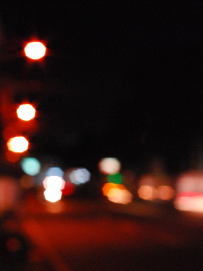 Bokeh street lights