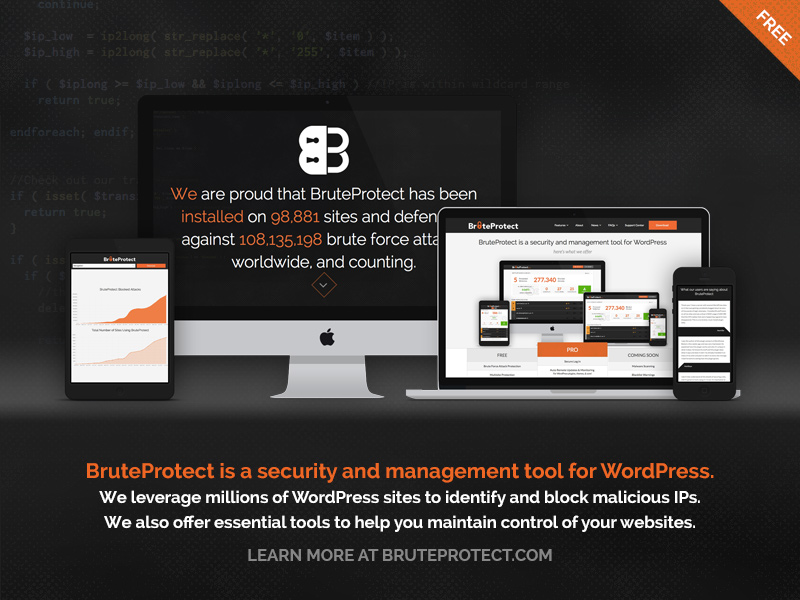 BruteProtect: Responsive Website 2014