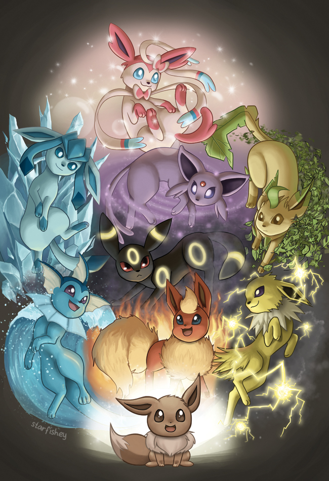 Eeveelution Art eeveelution-art