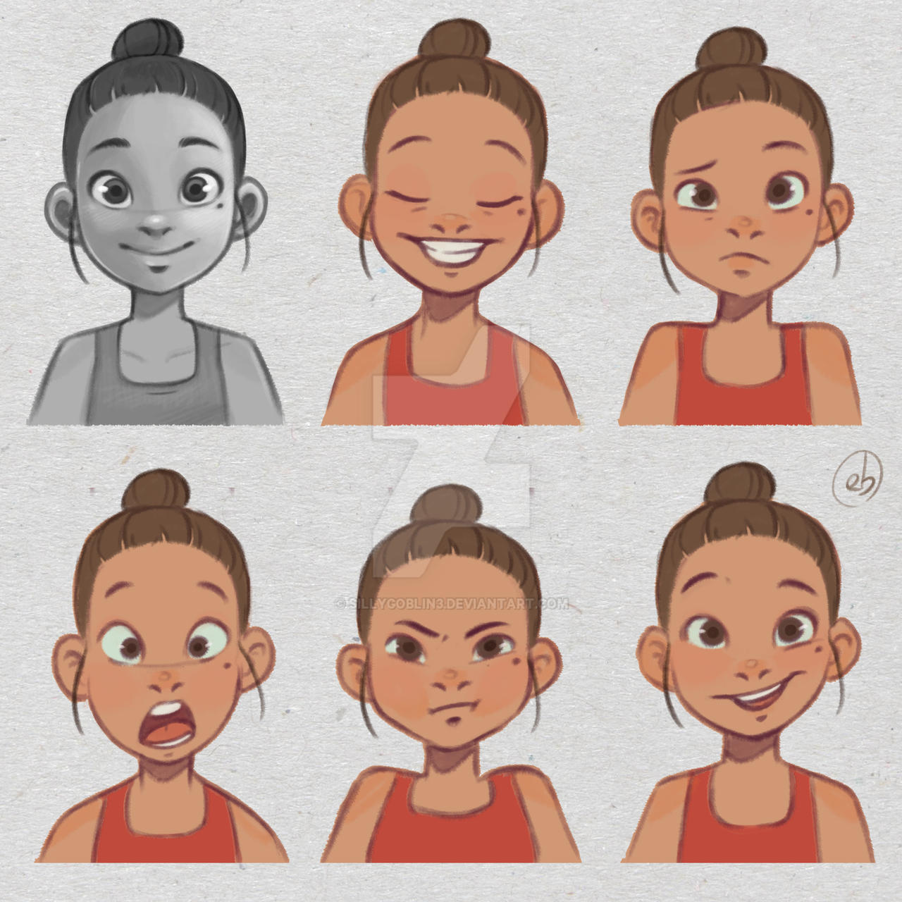 Lucia - facial expressions by SillyGoblin3 on DeviantArt