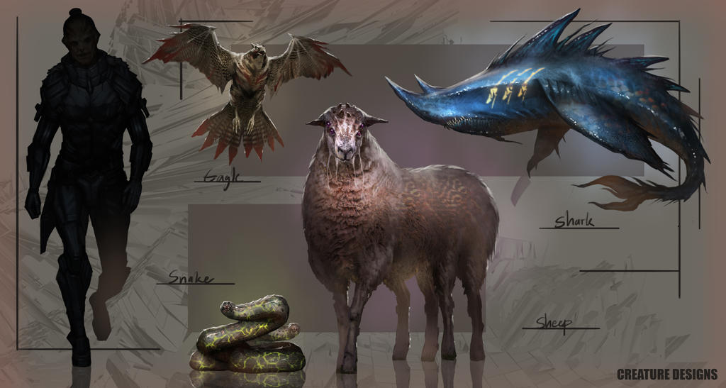 LOCH Creature Line up by METAPHOR9 on DeviantArt