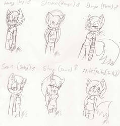Genderbend designs -Amy to Miles tail prower-