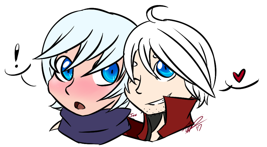 :. OrenxDante -Chibi-ish- .: