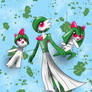 Gardevior, kirlia and Ralts