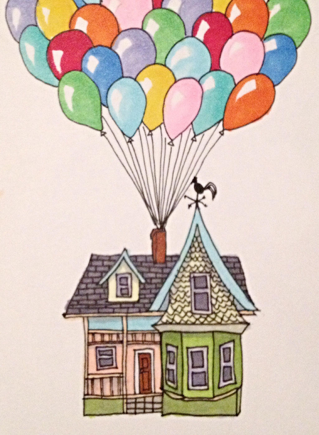 Up House with Balloons by noellewis on DeviantArt