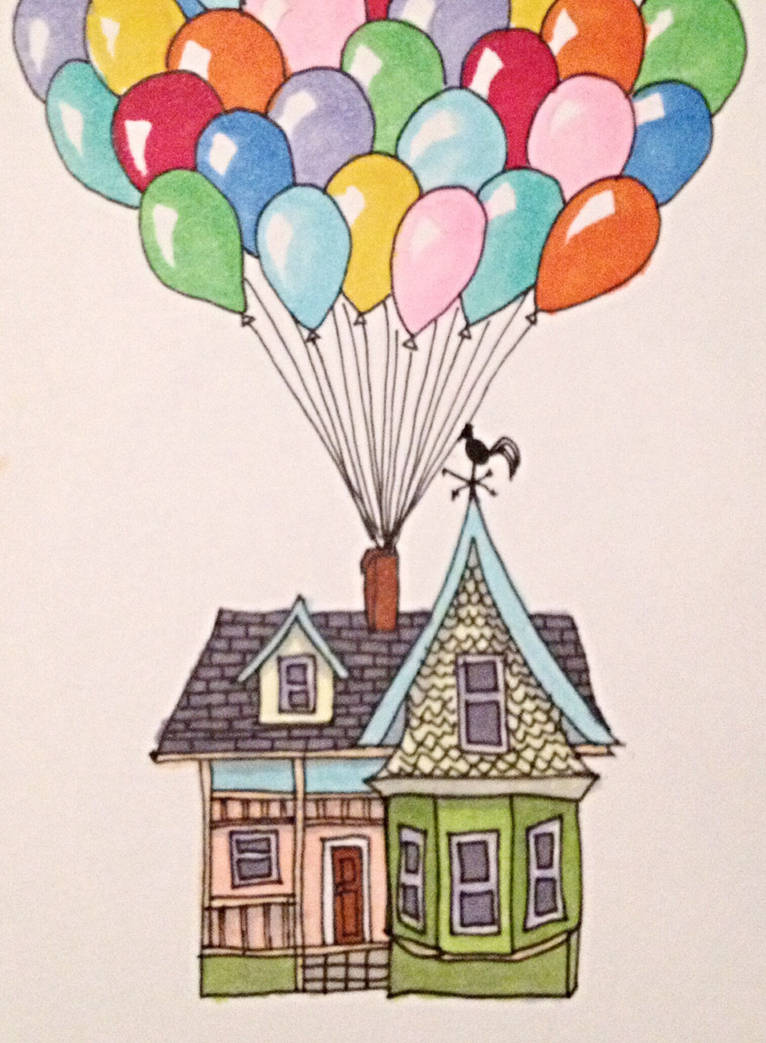 Up House with Balloons by noellewis on DeviantArt