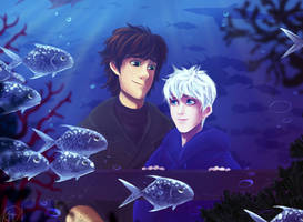 Hiccup and Jack got to an Aquarium