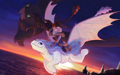 On top of the World (Hijack HTTYD AU)