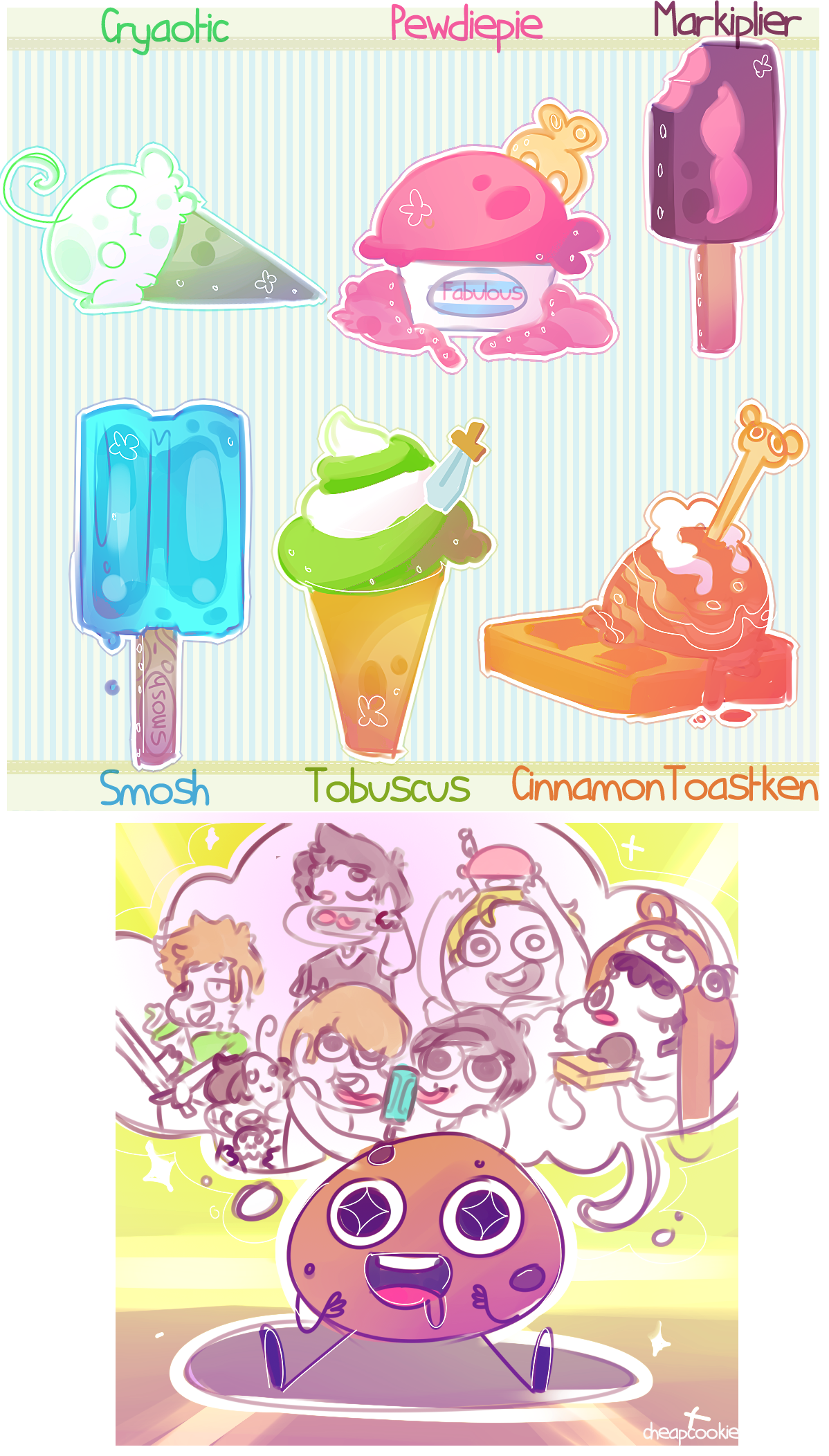 Youtubers Ice creamu