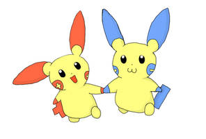 Minun and Plusle