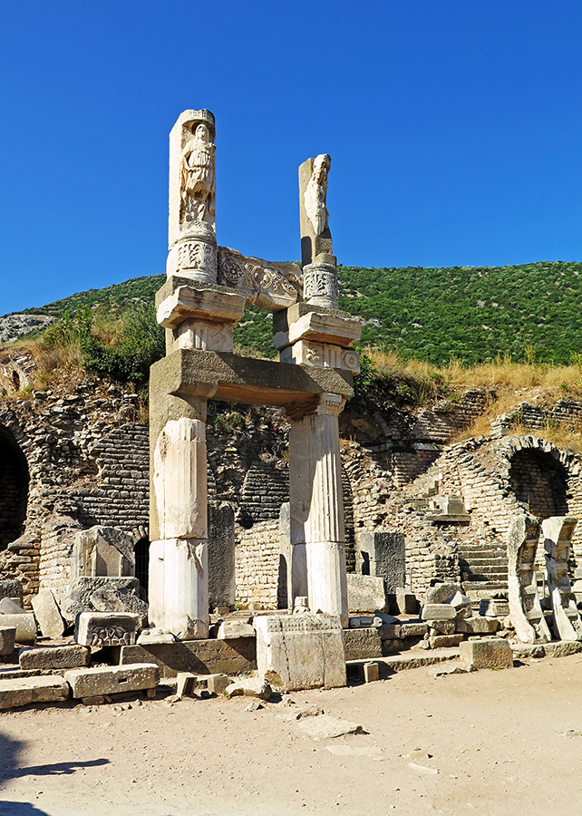 Ephesus, Turkey. The Domitian Temple