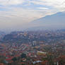 A View to Bursa and Mt Uludag, Turkey