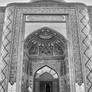 Entrance to the Imamzade Mosque. Ganja, Azerbaijan