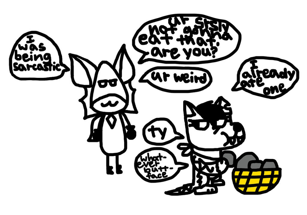 Eating Rage Comic Rock-eating Rage by Ragewolf-AJ on DeviantArt