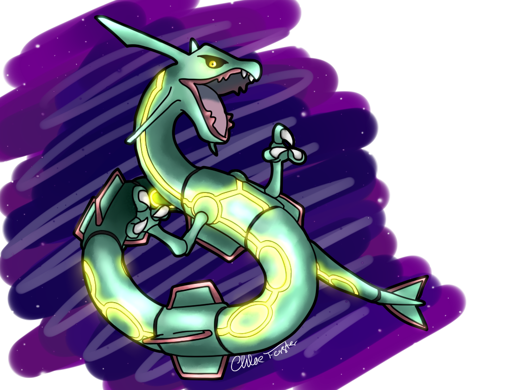 Ray Fakemon Rayquaza by irkeninvaderclo on DeviantArt