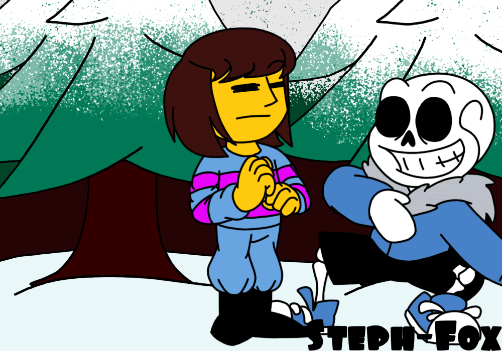 Sans' Way of Flirting by Steph-Fox on DeviantArt