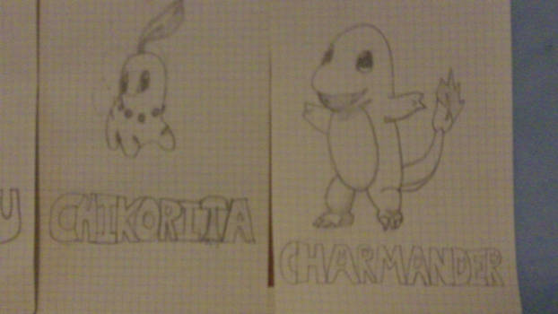 Charmander And Chikorita