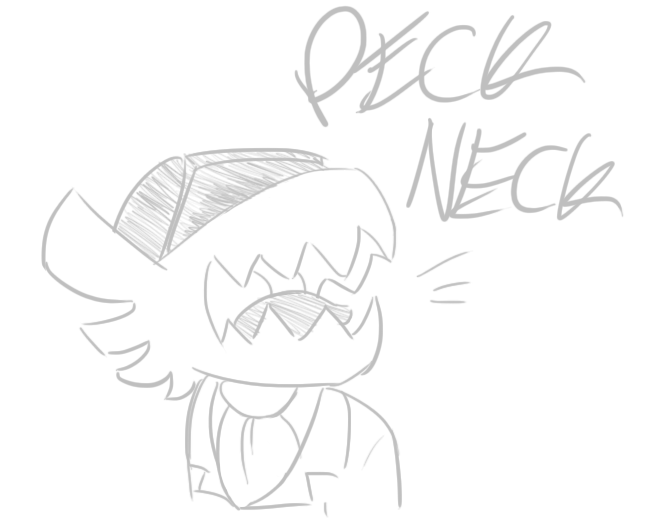 he say PECK