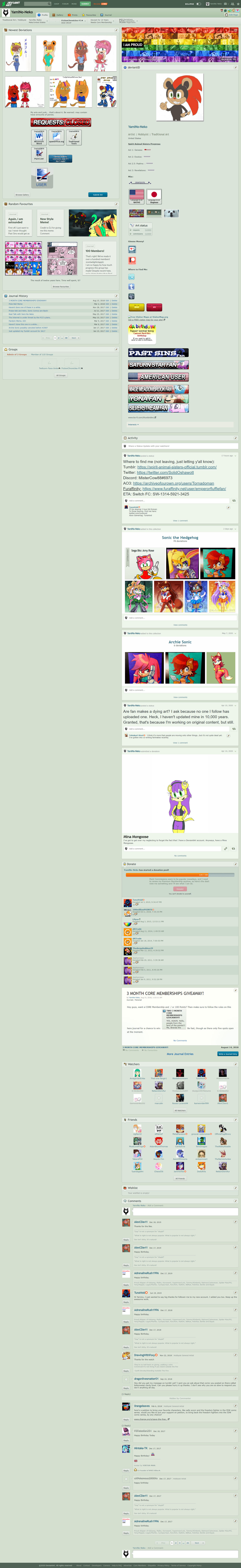 Old Layout Screengrab by YamiNo-Neko on DeviantArt
