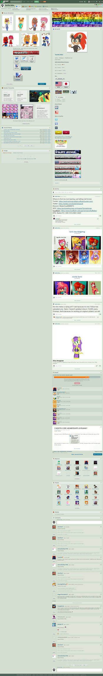 Old Layout Screengrab by YamiNo-Neko on DeviantArt