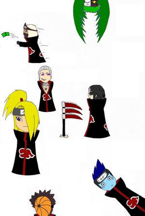 Akatsuki Chibis by Mikoto92 by Akatsuki-FC on DeviantArt