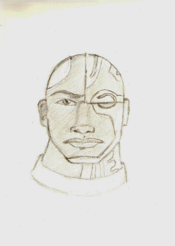 Psyborg Drawing Cyborg by bluexanubis on DeviantArt