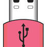 skull USB logo