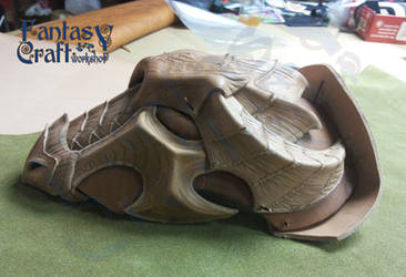 Dragon pauldron  mask Skyrim armor