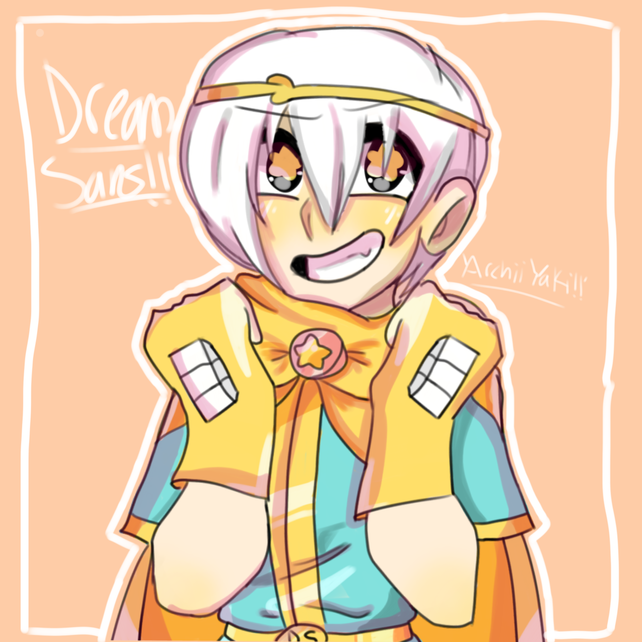 Made an fanart of Dream Sans : r/Undertale