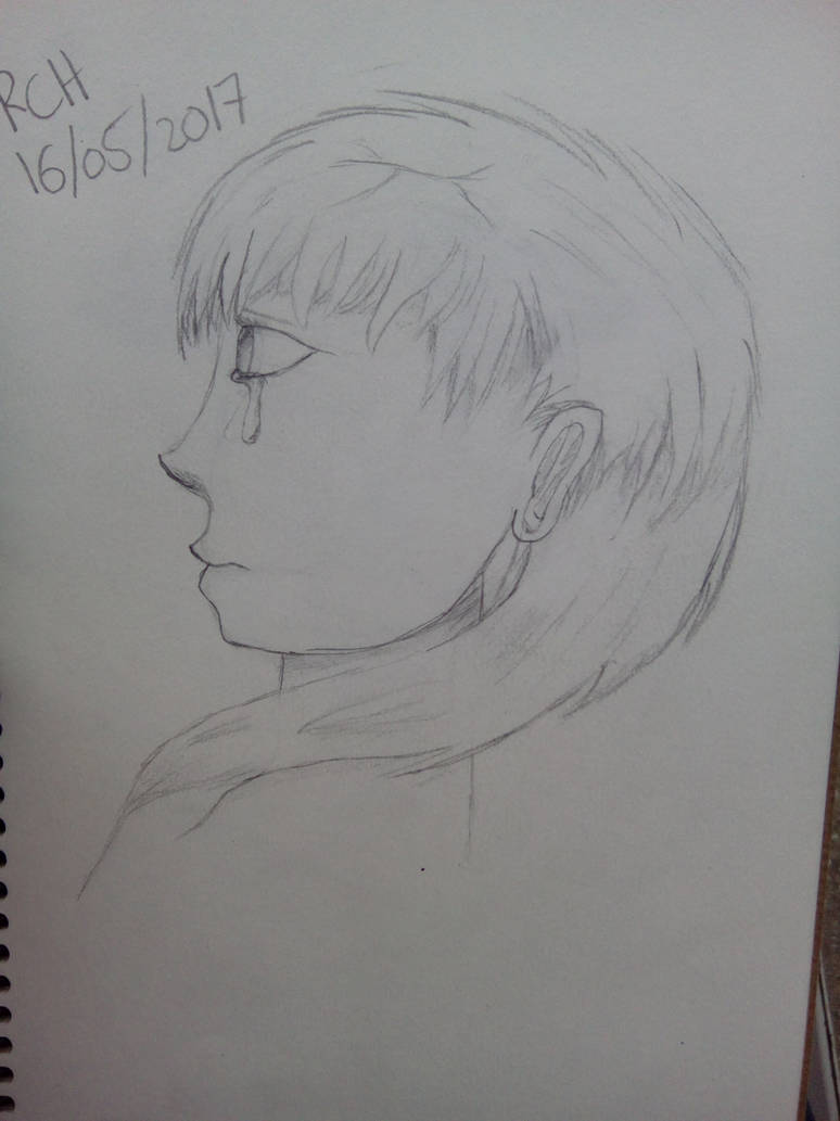 Anime Images Anime Girl Crying Side View