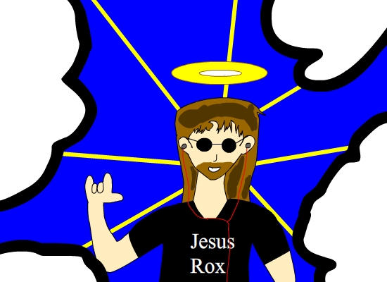 Jesus Rocker Icono Rocker Jesus by curt-bob on DeviantArt