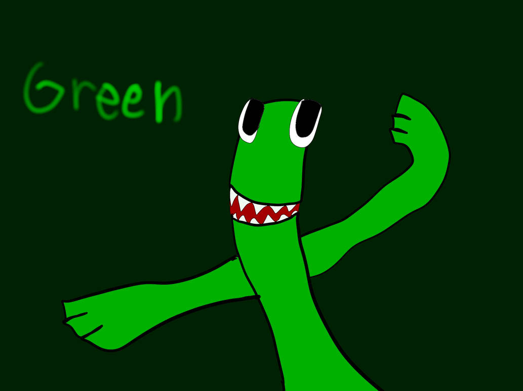 Green of rainbow friends by adlay837 on DeviantArt
