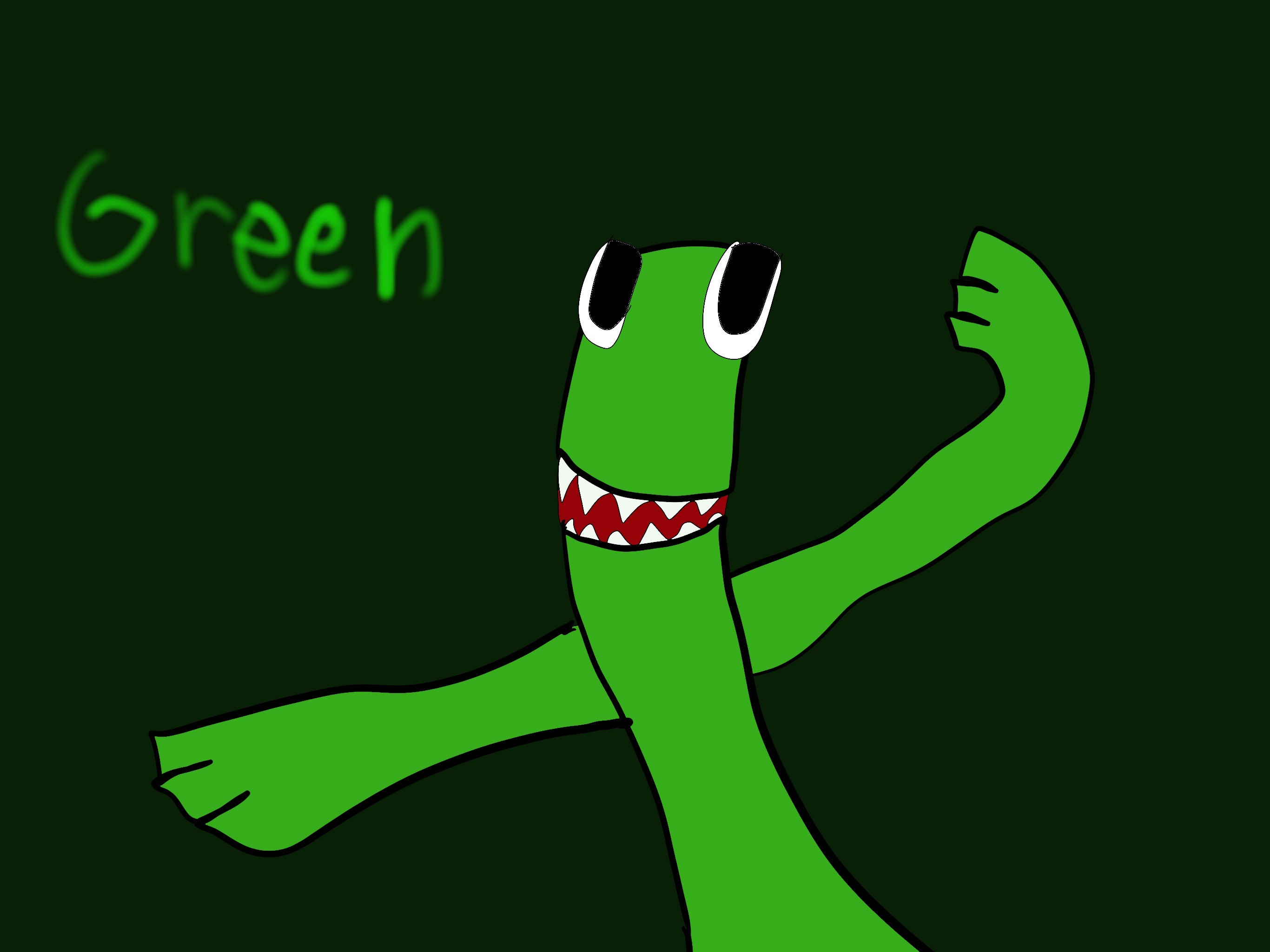 Random Friends Green Green of rainbow friends by adlay837 on DeviantArt