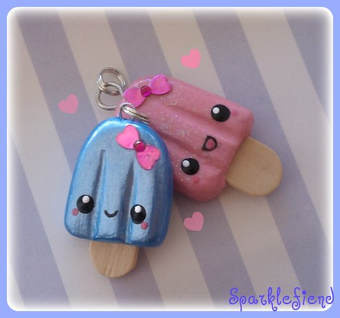 Kawaii Popsicle Charms