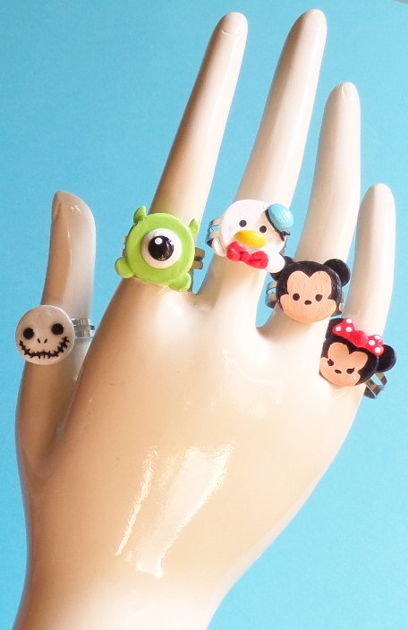 Tsum Tsum Clay Rings